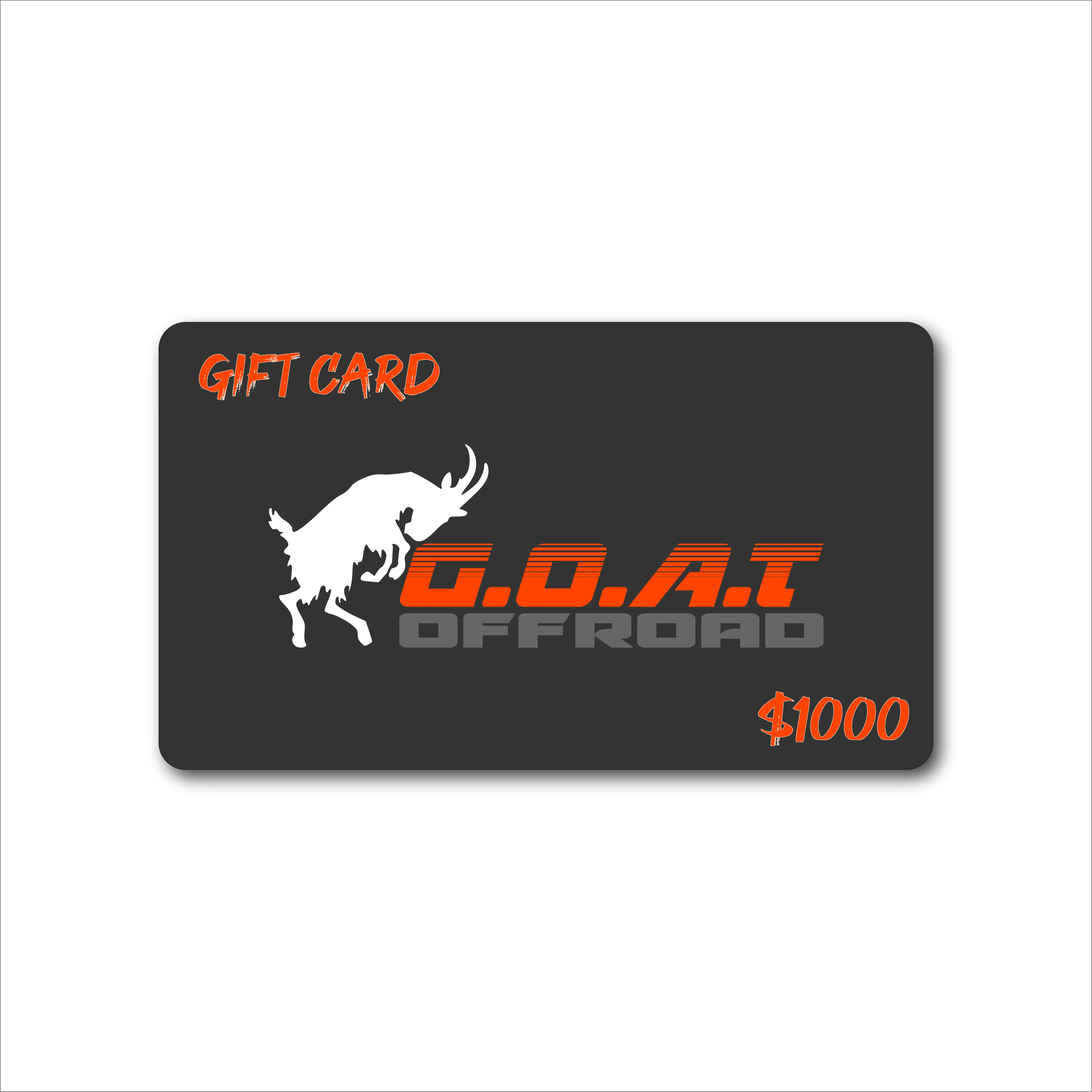 G.O.A.T Gift Card - Image 7